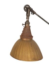 A Steel Tripod Base Articulated Floor Lamp