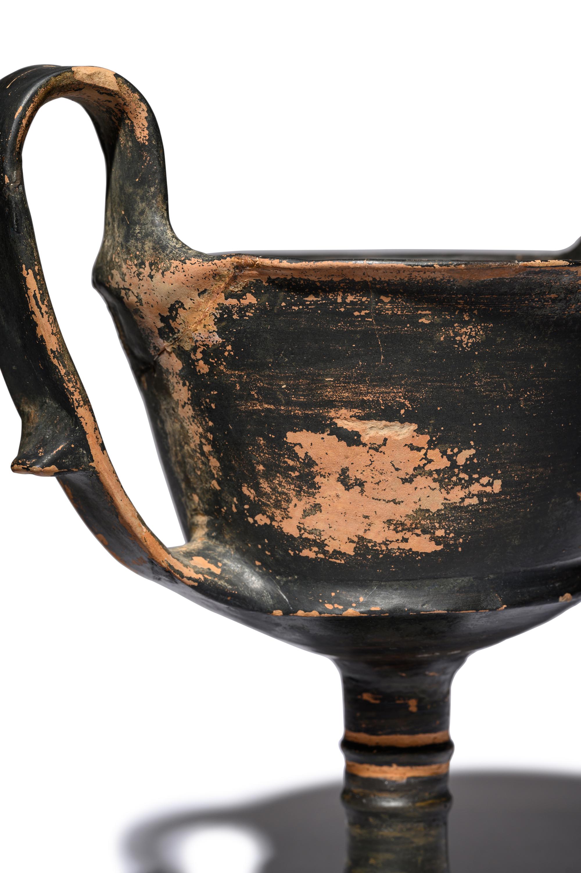 An Attic Black-Glazed Kantharos
