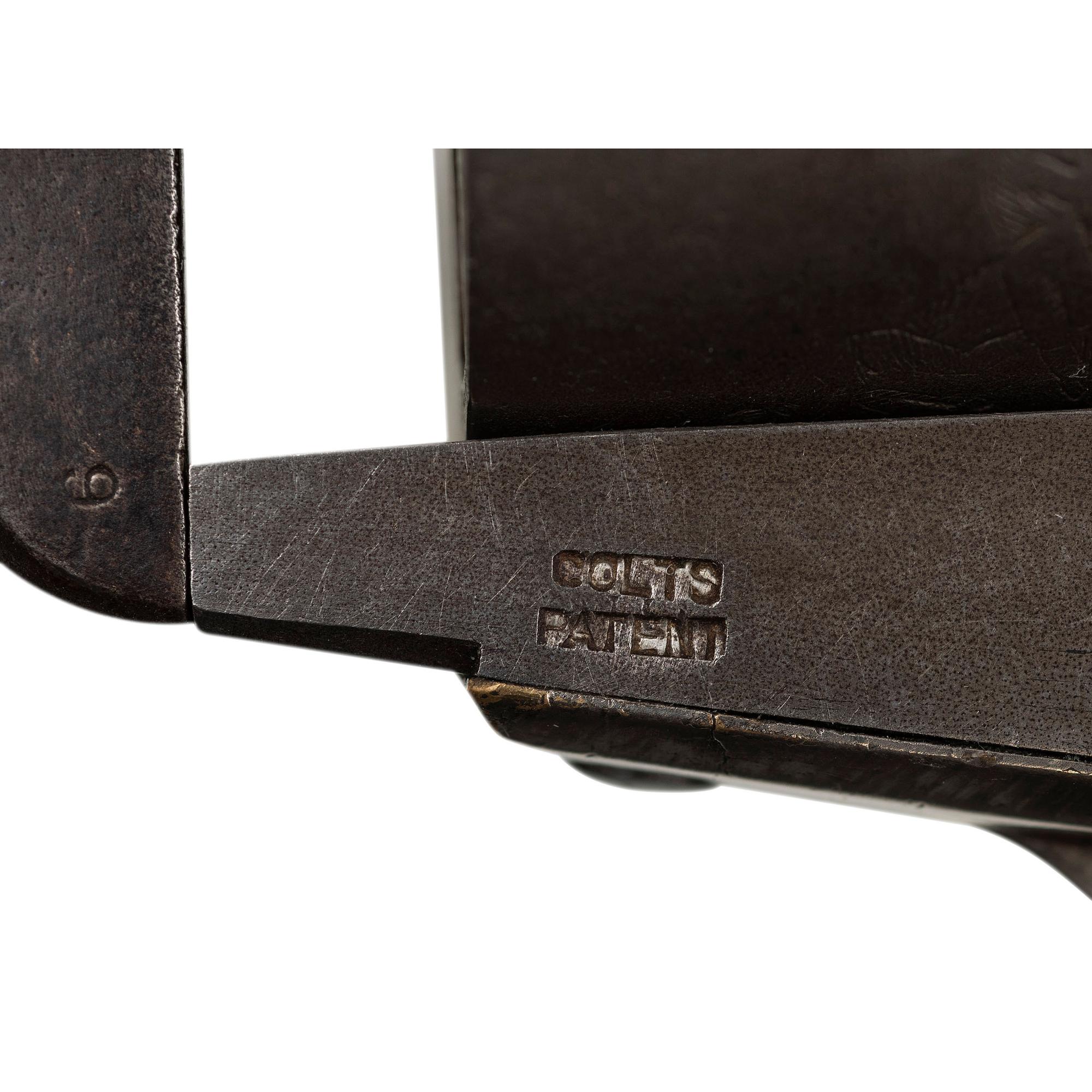 Colt Model 1849 "Square Back" Pocket Model or "Baby Dragoon with Loading Lever" Revolver