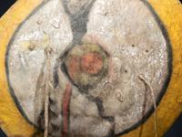 Pueblo Buffalo Hide Shield
