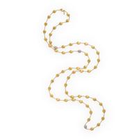 Marco Bicego, 'Siviglia' 'Bean', Yellow Gold and Diamond Necklace