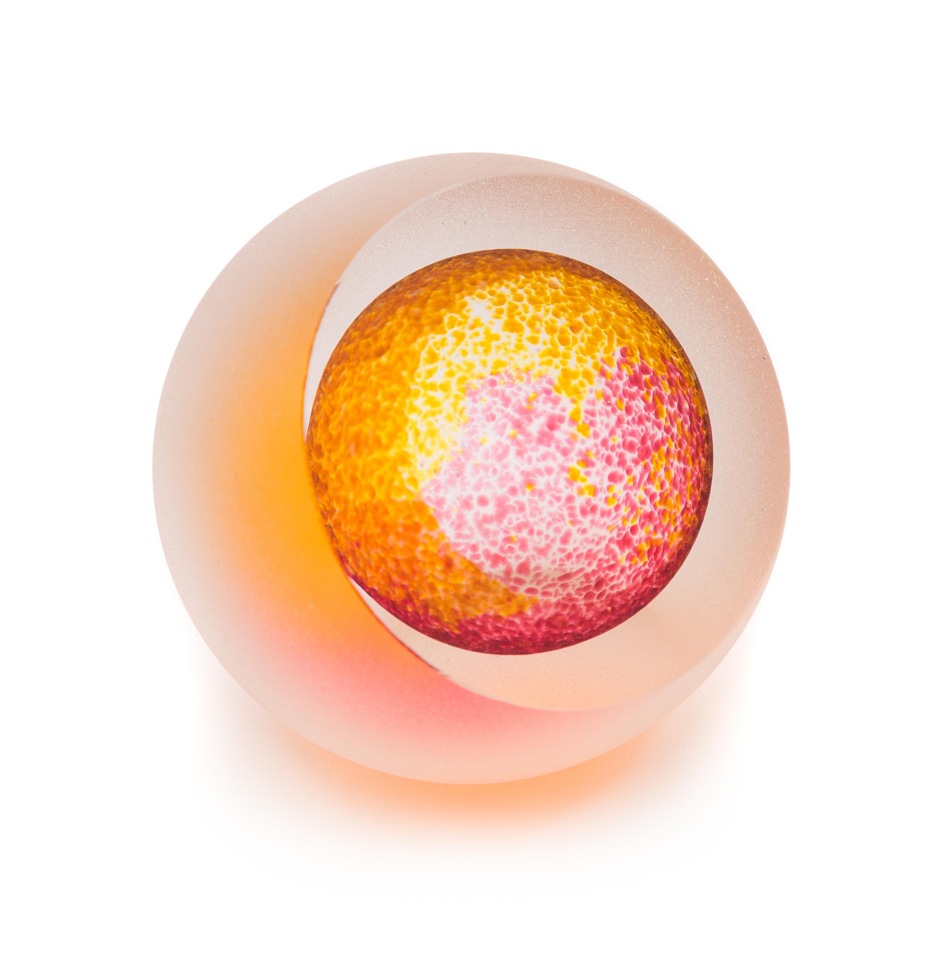 Andrew Shea, (American), a blown-glass paperweight