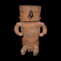 A Quimbaya Terracotta Seated Figure