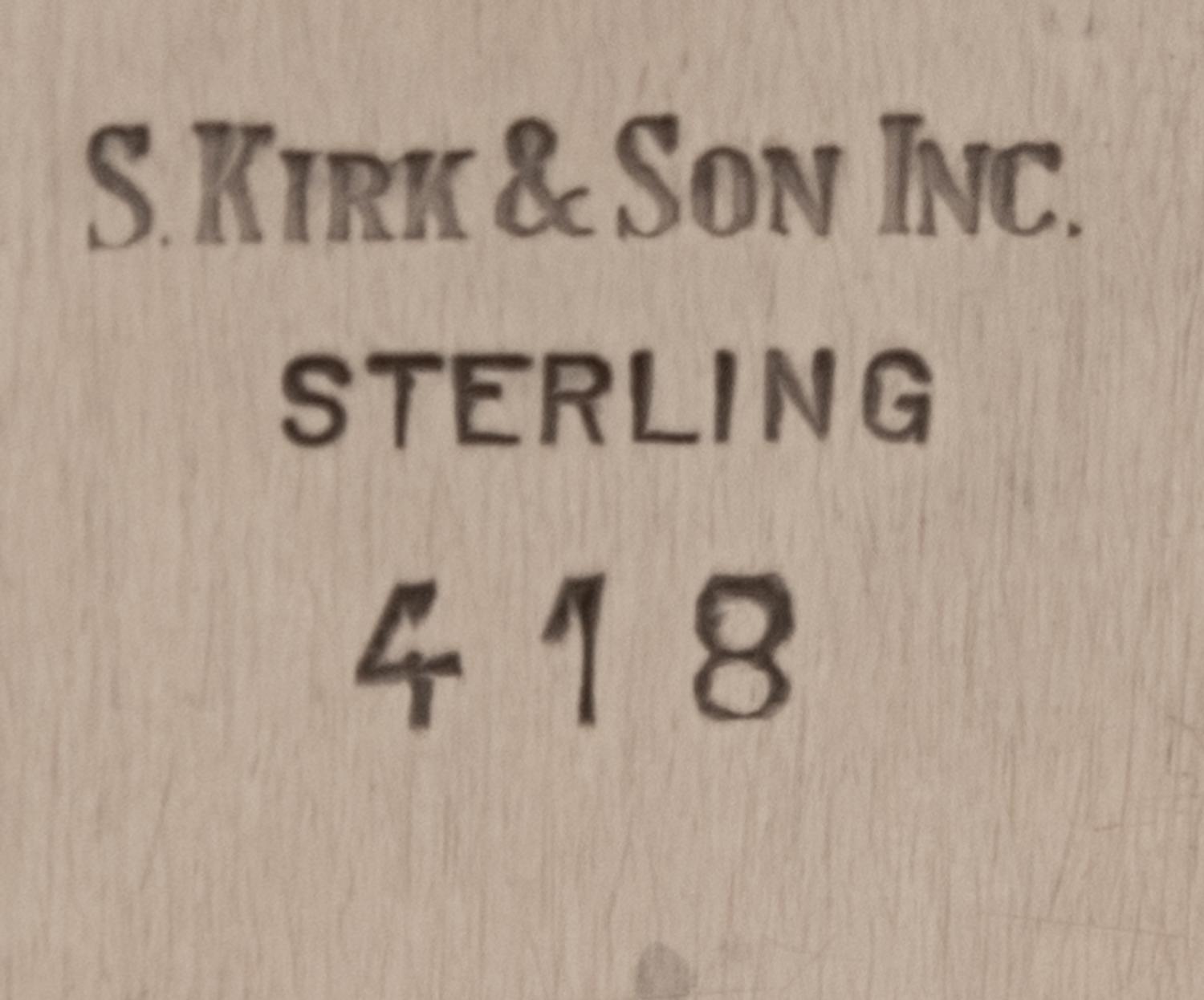 An American Silver Wine Coaster
