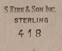An American Silver Wine Coaster