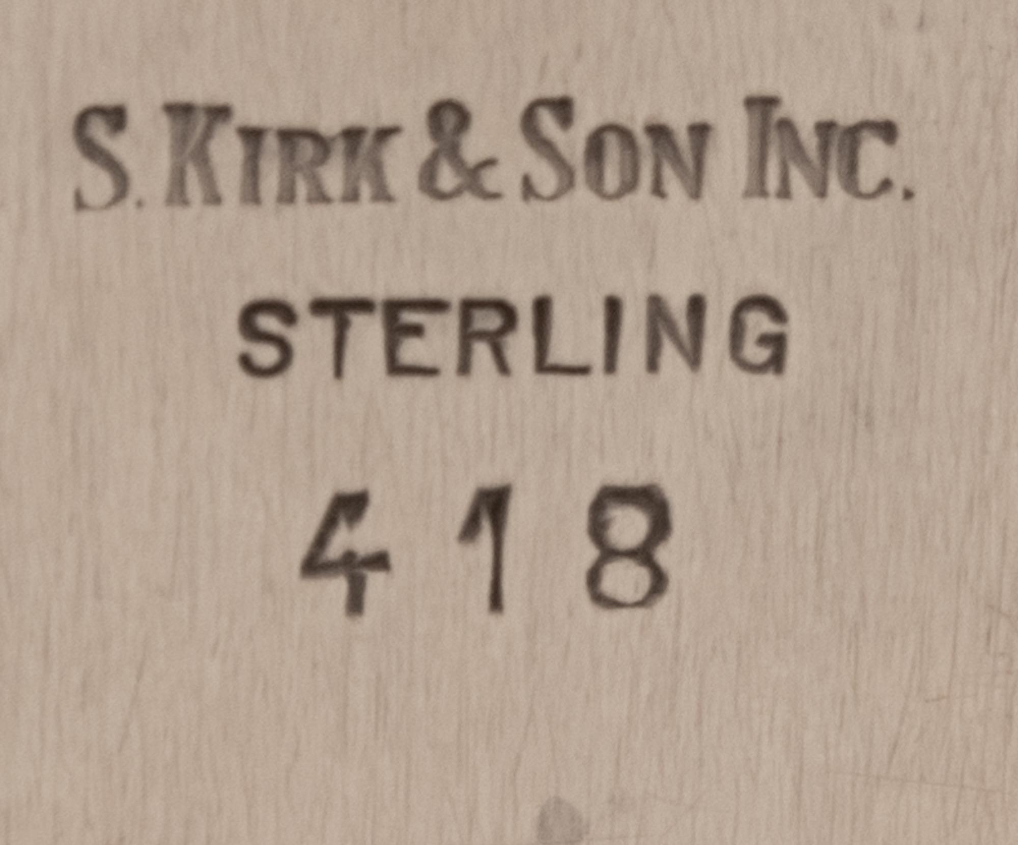 An American Silver Wine Coaster