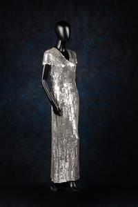 Naeem Khan Sequined Maxi Dress, 2010s