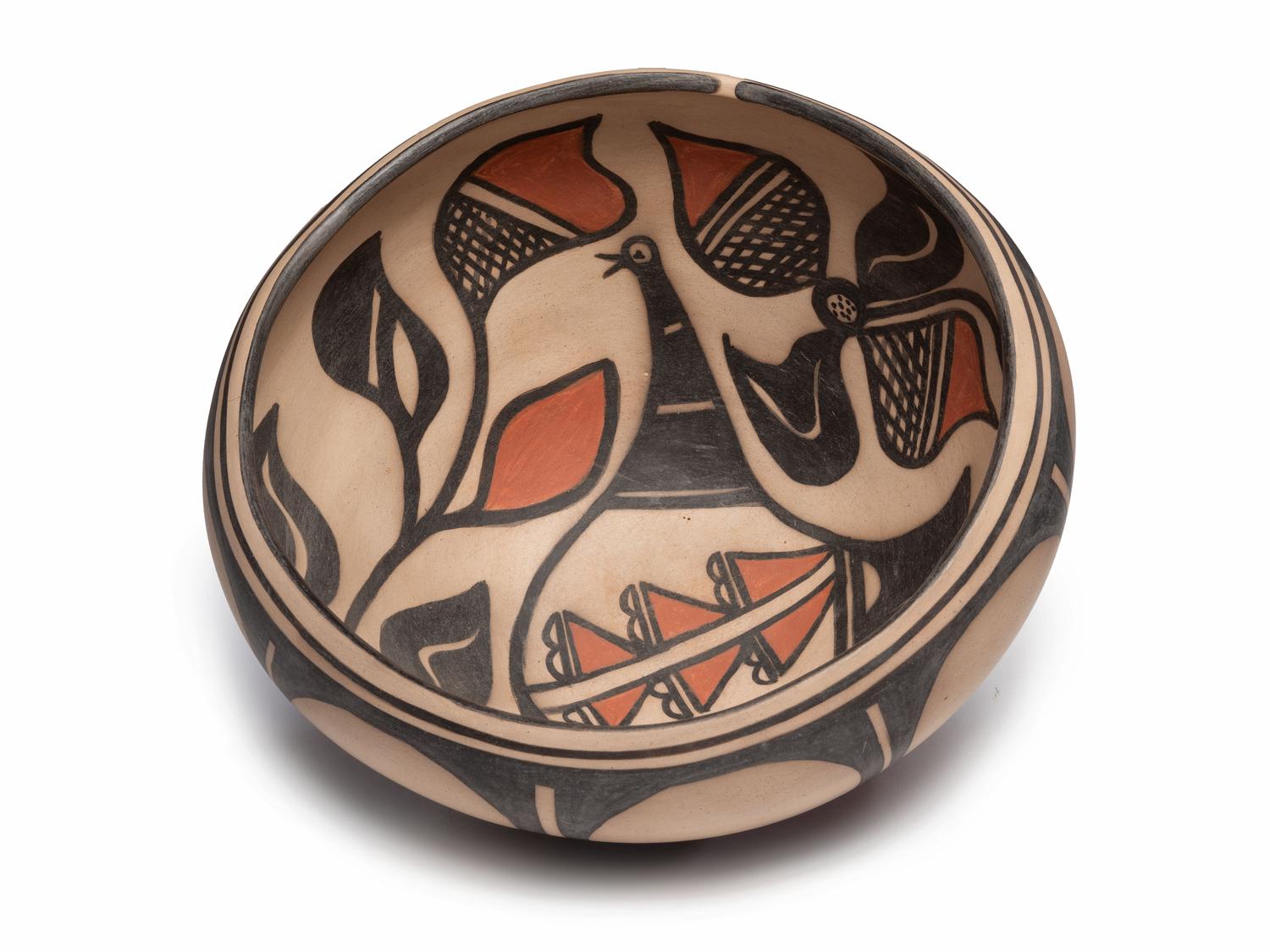 Painted Pottery Bowl