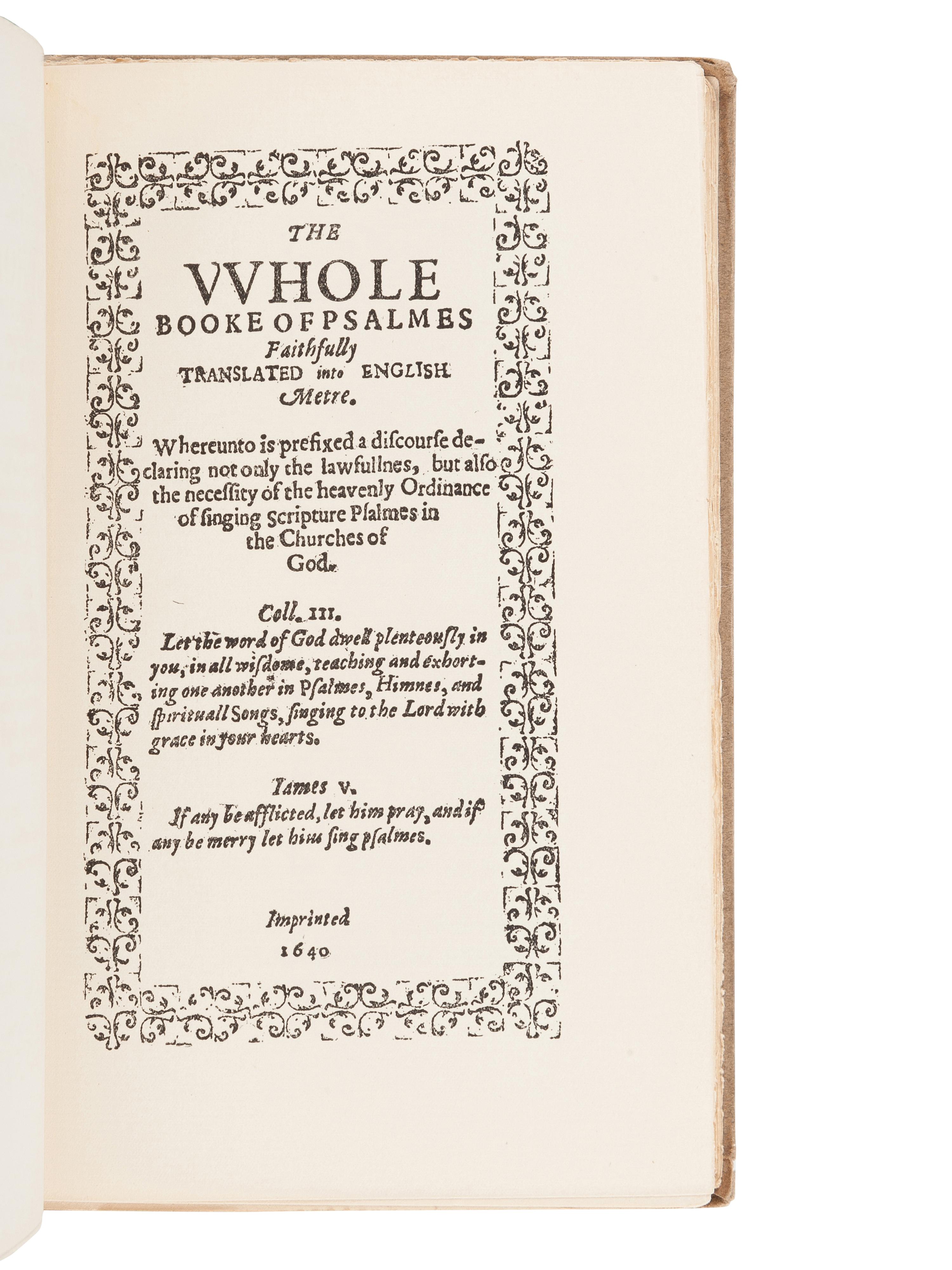 [BIBLES - FACSIMILES] A group of 5 Bibles in facsimile, comprising: