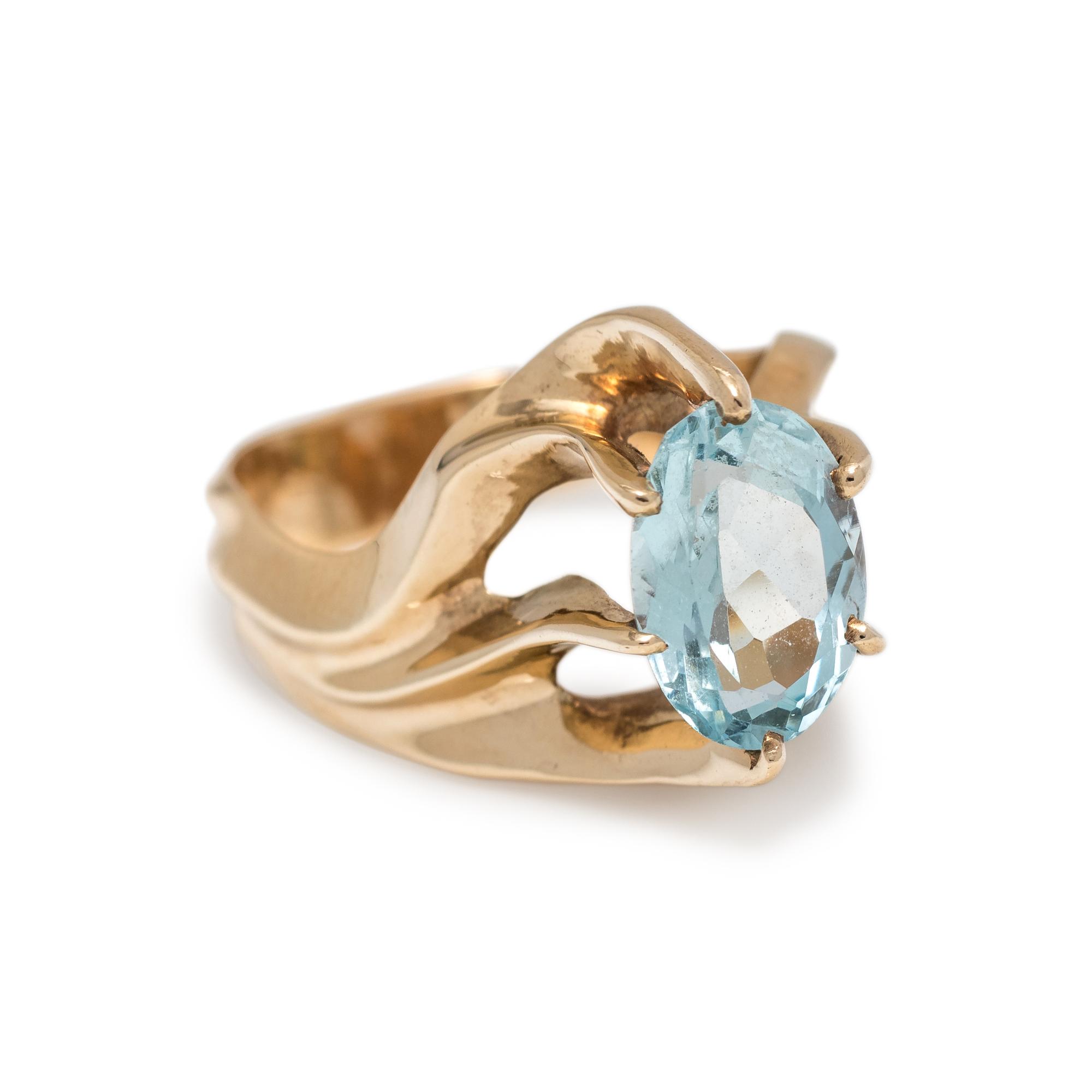 AQUAMARINE RING