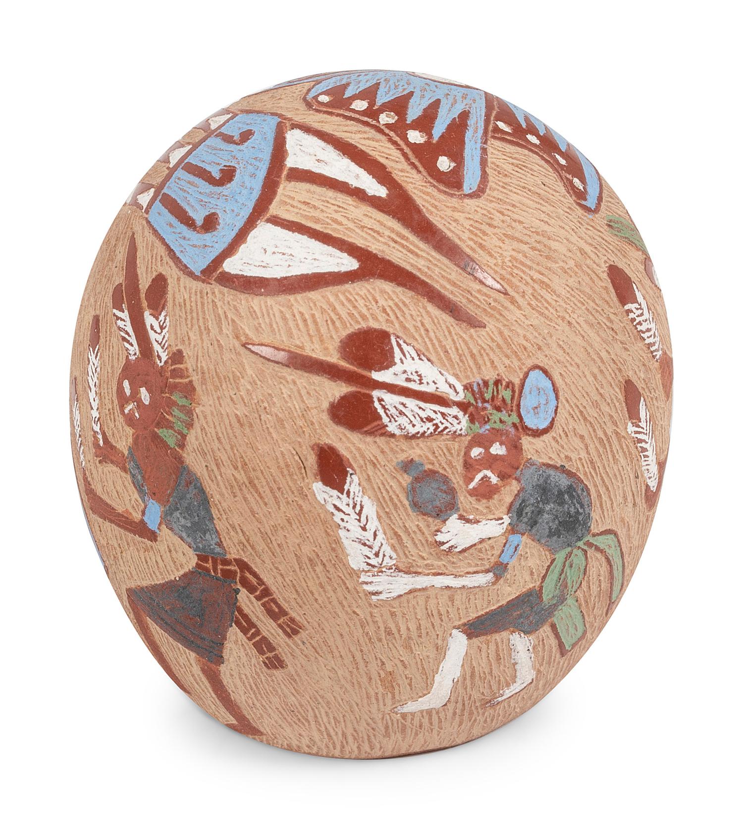 Collection of Santa Clara Miniature Sgraffito Pottery