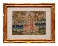 A Pair of English Needlework Pictures
