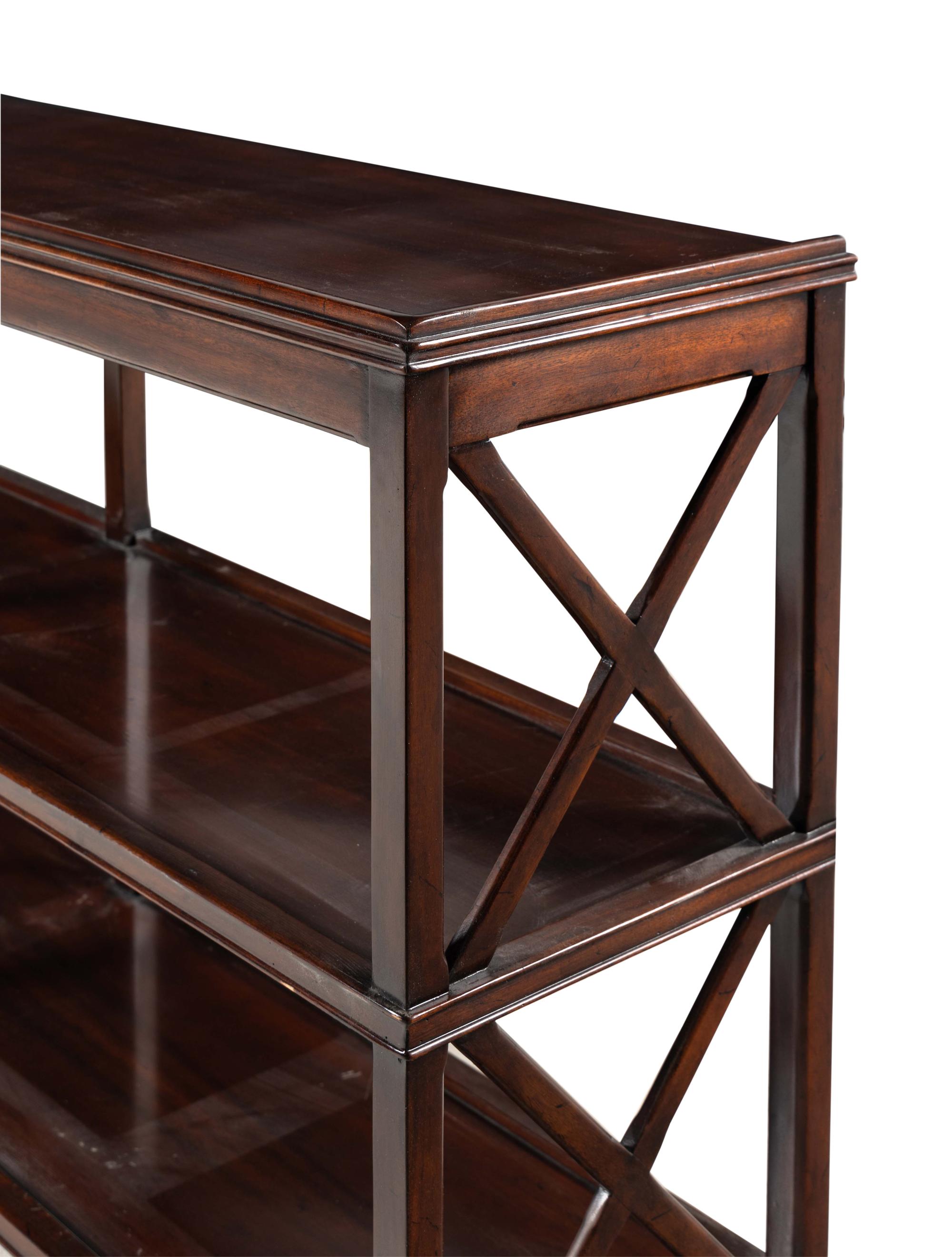A Regency Style Mahogany Bookcase