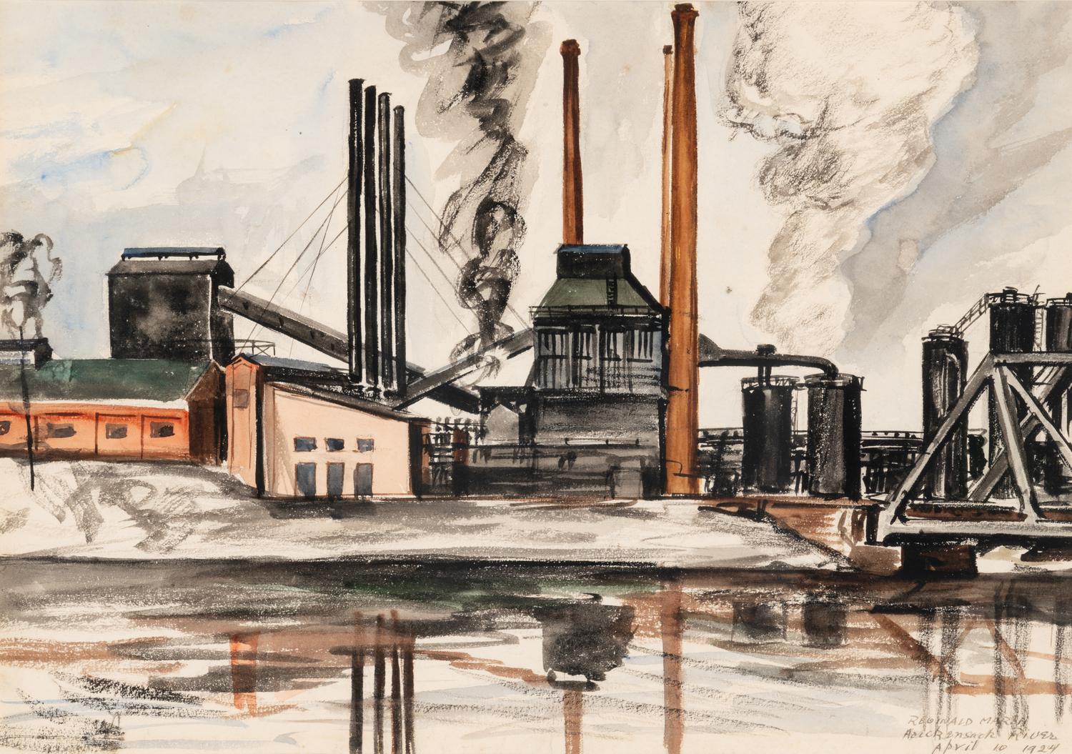 Hackensack River , 1924