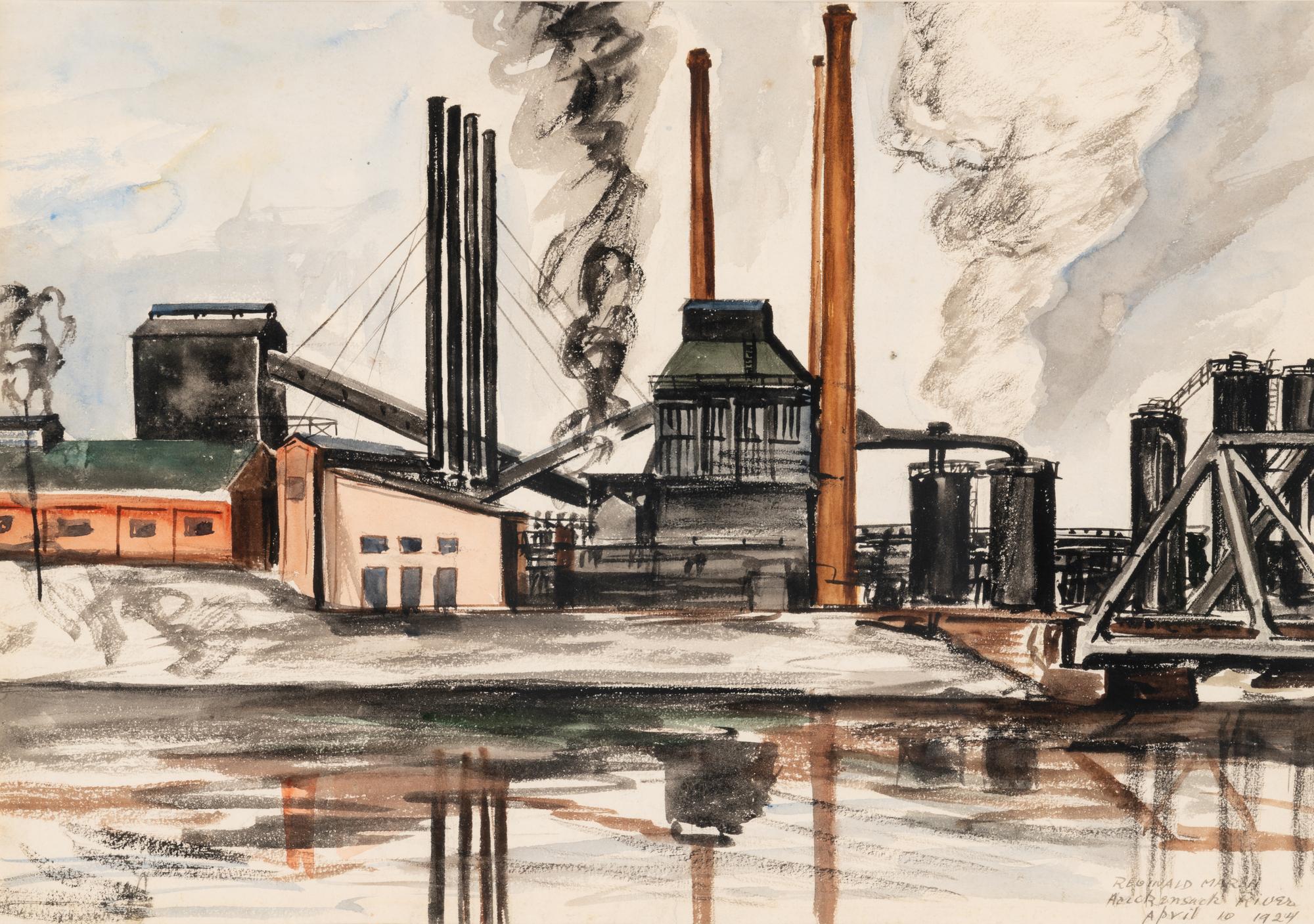 Hackensack River , 1924
