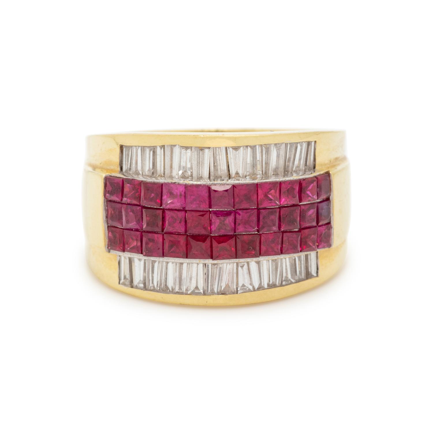 RUBY AND DIAMOND RING
