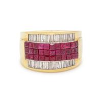 RUBY AND DIAMOND RING