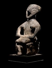 A Vinca Terracotta Figure of a Woman