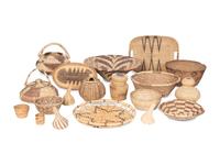 A Collection of Ninenteen Contemporary African Baskets