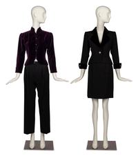 Saint Laurent Rive Gauche Jackets, Pant, and Skirt 1980s