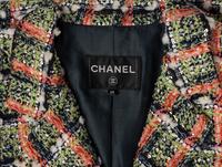 Chanel, Multicolor Plaid Fantasy Tweed Jacket