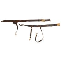 Two US 1851 Pattern Sword Belts with Plates