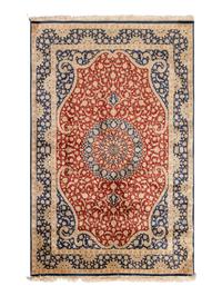 A Nain Silk Rug
