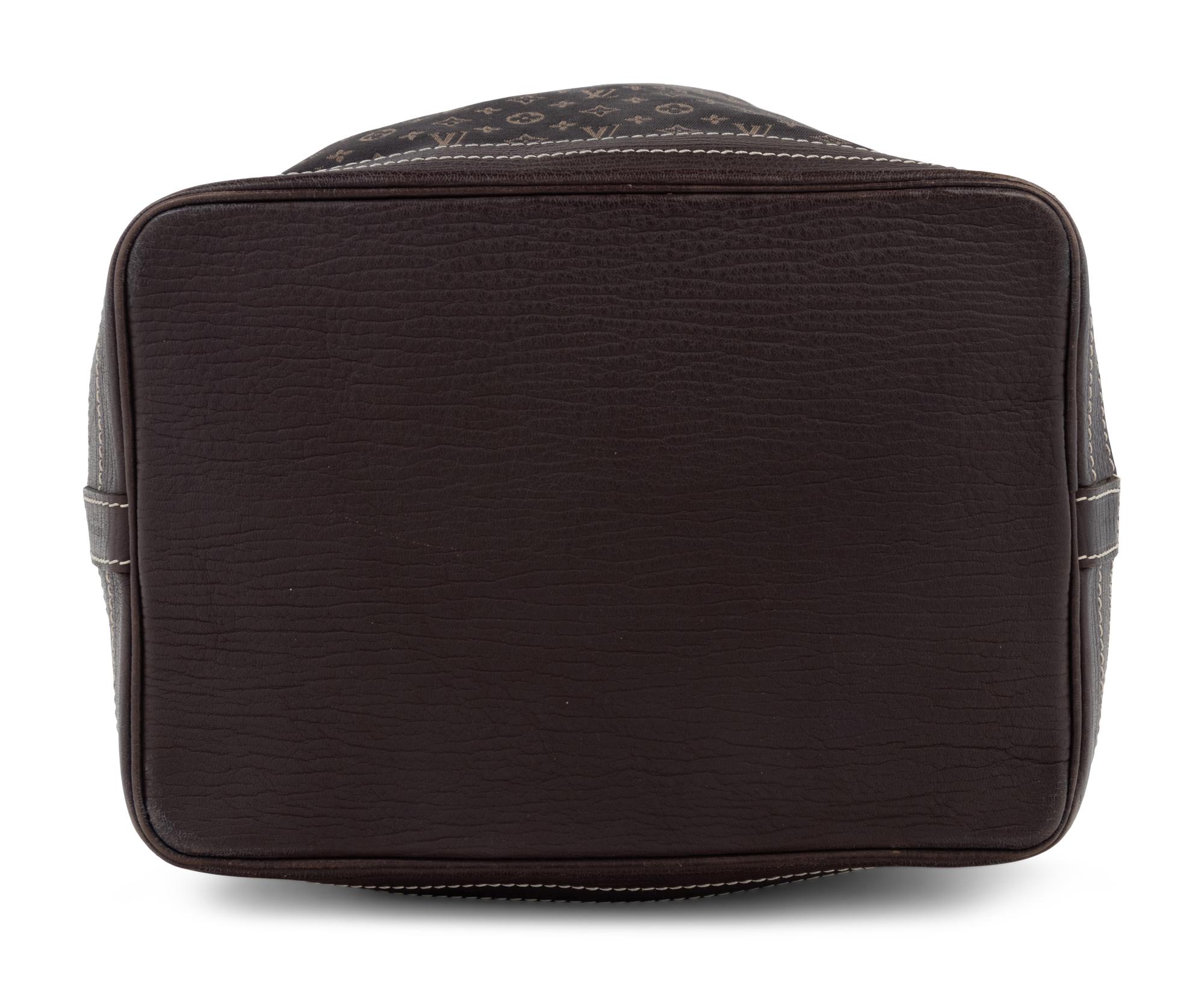 Louis Vuitton Ebene Monogram Mini Lin Noe Bag, 2007