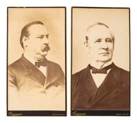 [CLEVELAND, Grover (1837-1908)]. A group of photographs, advertising cards, and campaign ephemera related to Grover Cleveland, comprising: