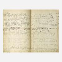 [Aviation] [Kauffman, Virgil] 1920s Flight Log