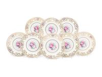 A Set of Eight Rosenthal Porcelain Chargers