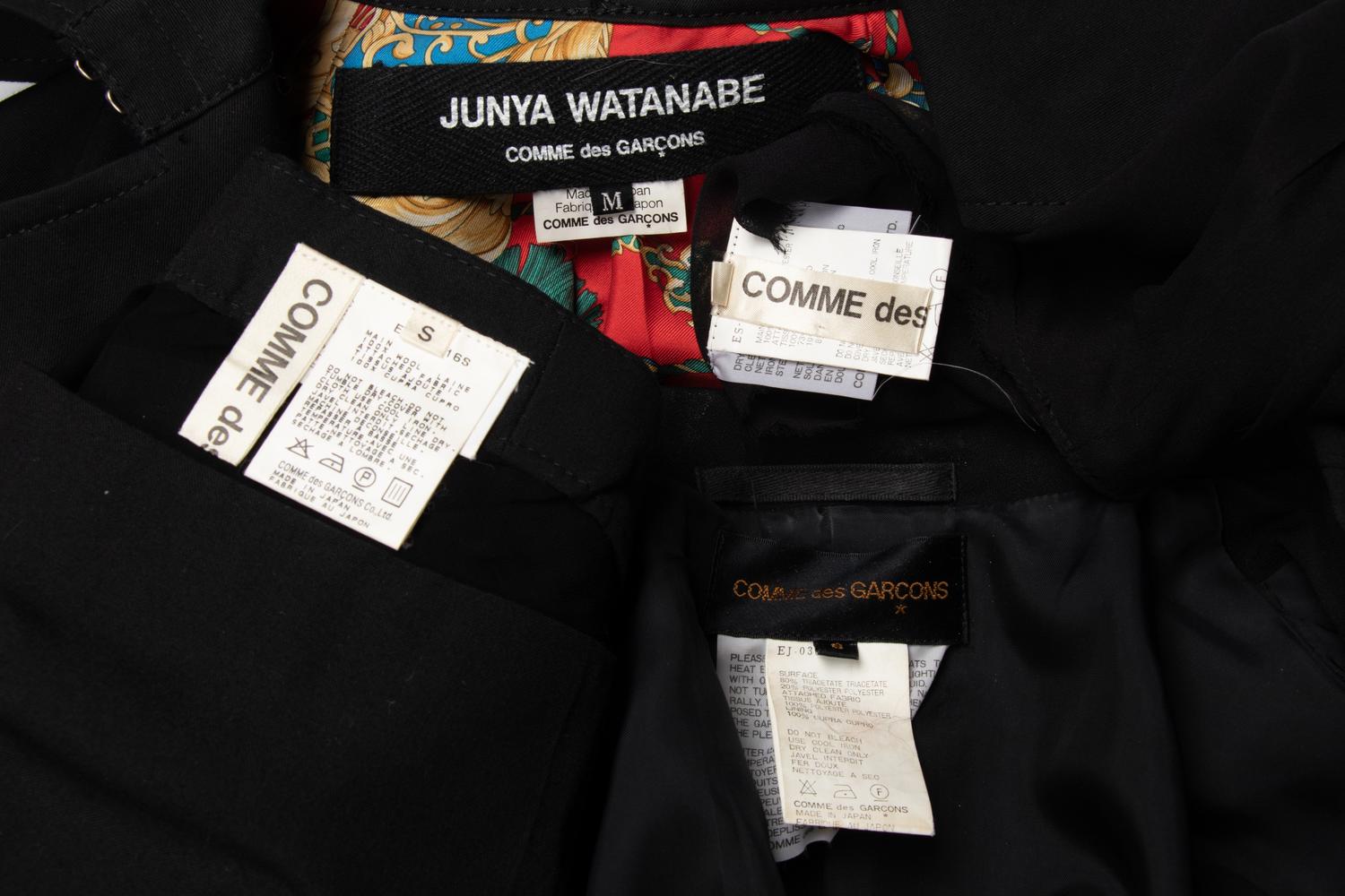 Junya Watanabe Jacket for Comme des Garçons and Comme des Garçons Jacket and Two Skirts