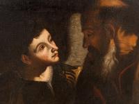 After Caravaggio, 17th Century — The Sacrifice of Isaac