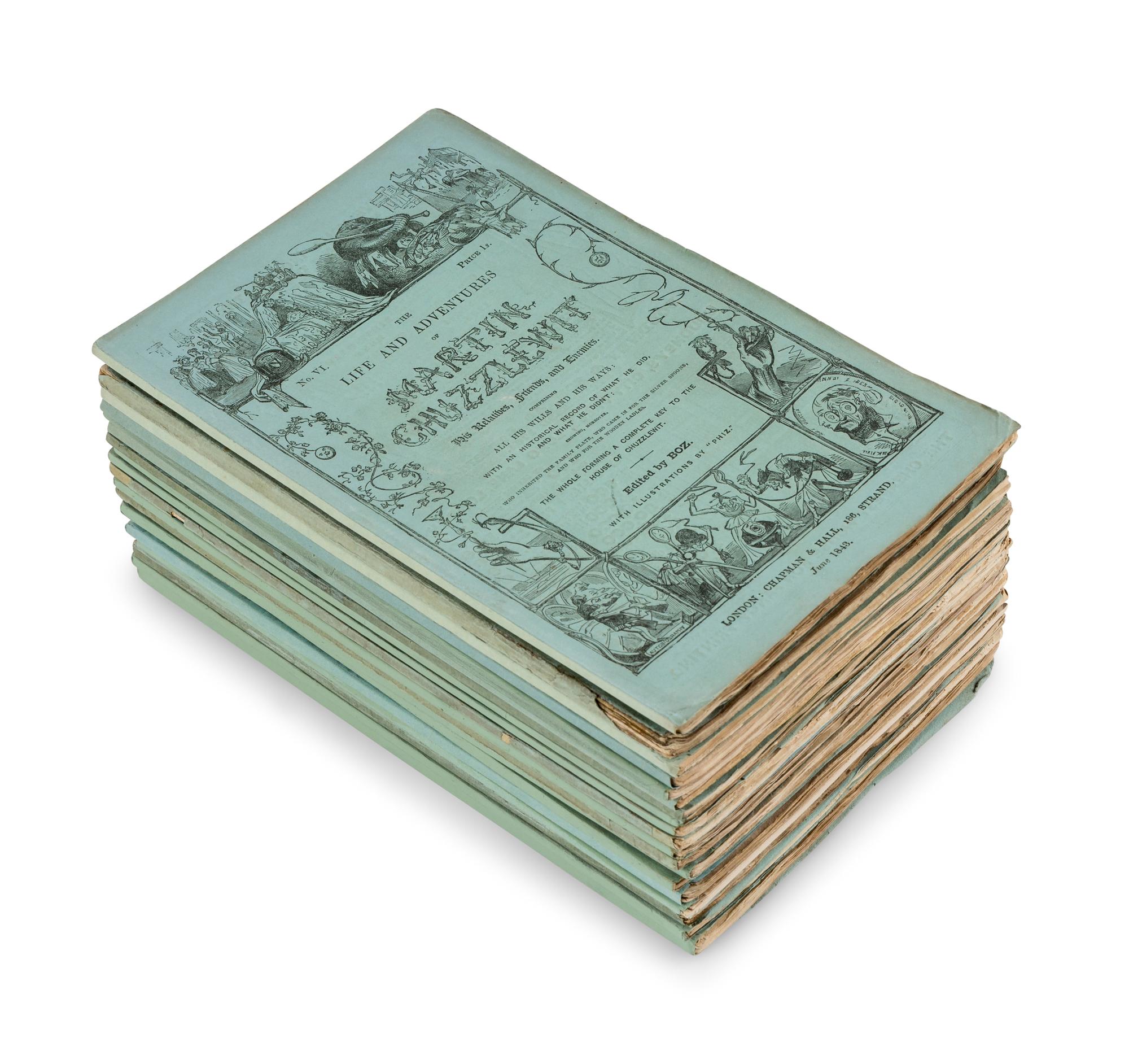 DICKENS, Charles (1812-1870). A group of 3 FIRST EDITIONS IN THE ORIGINAL PARTS OR BOUND FROM THE ORIGINAL PARTS, comprising: