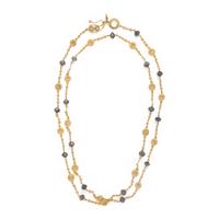 Coomi, Diamond, Colored Diamond, and Yellow Gold Necklace