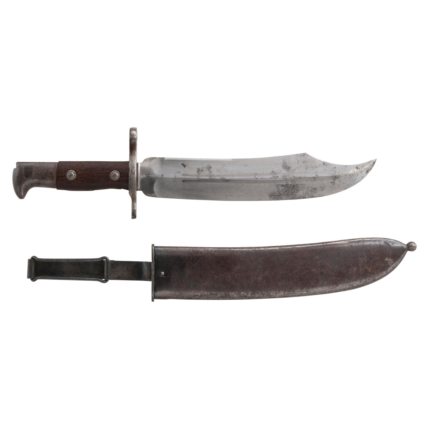 US Model 1900 Krag Bowie Bayonet & Scabbard