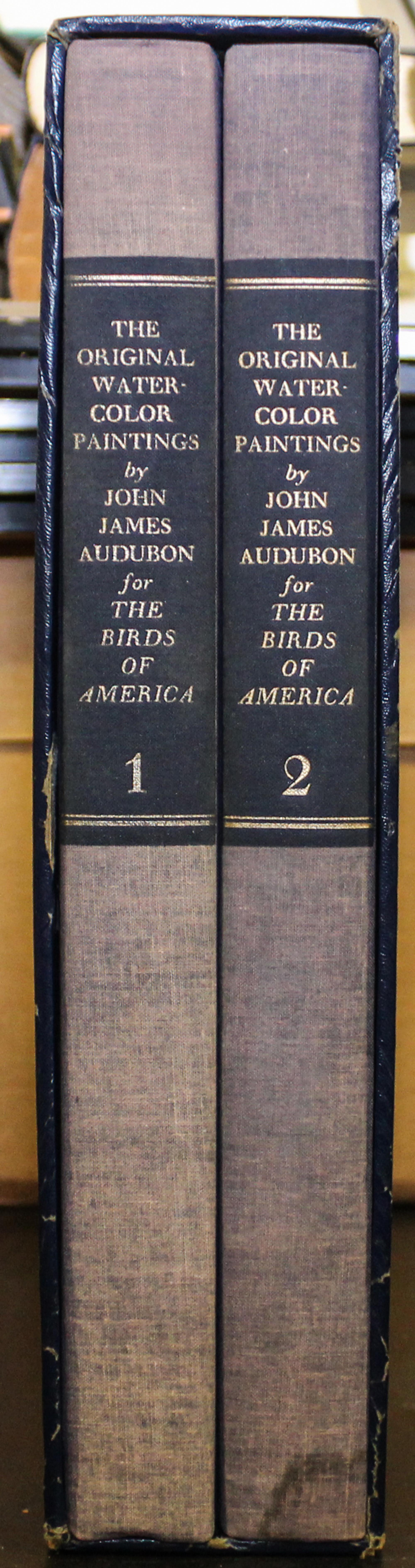 AUDUBON, JOHN JAMES The Original Water-Color Paintings by John James Audubon for the Birds of America. 2 vols. New York, 1966.