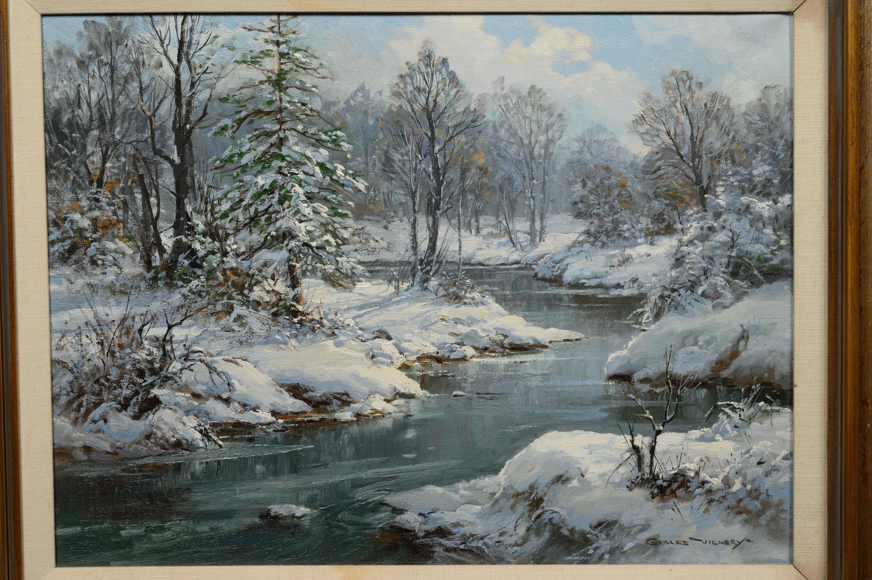 Forest Stream in Winter