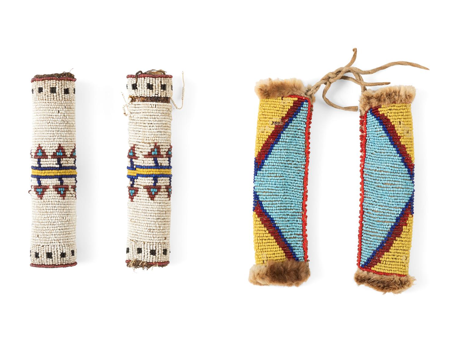Plains and Plateau Beaded Hair Tubes