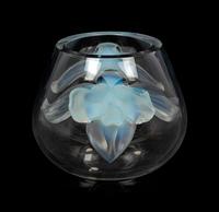 A Lalique Orchides Vase