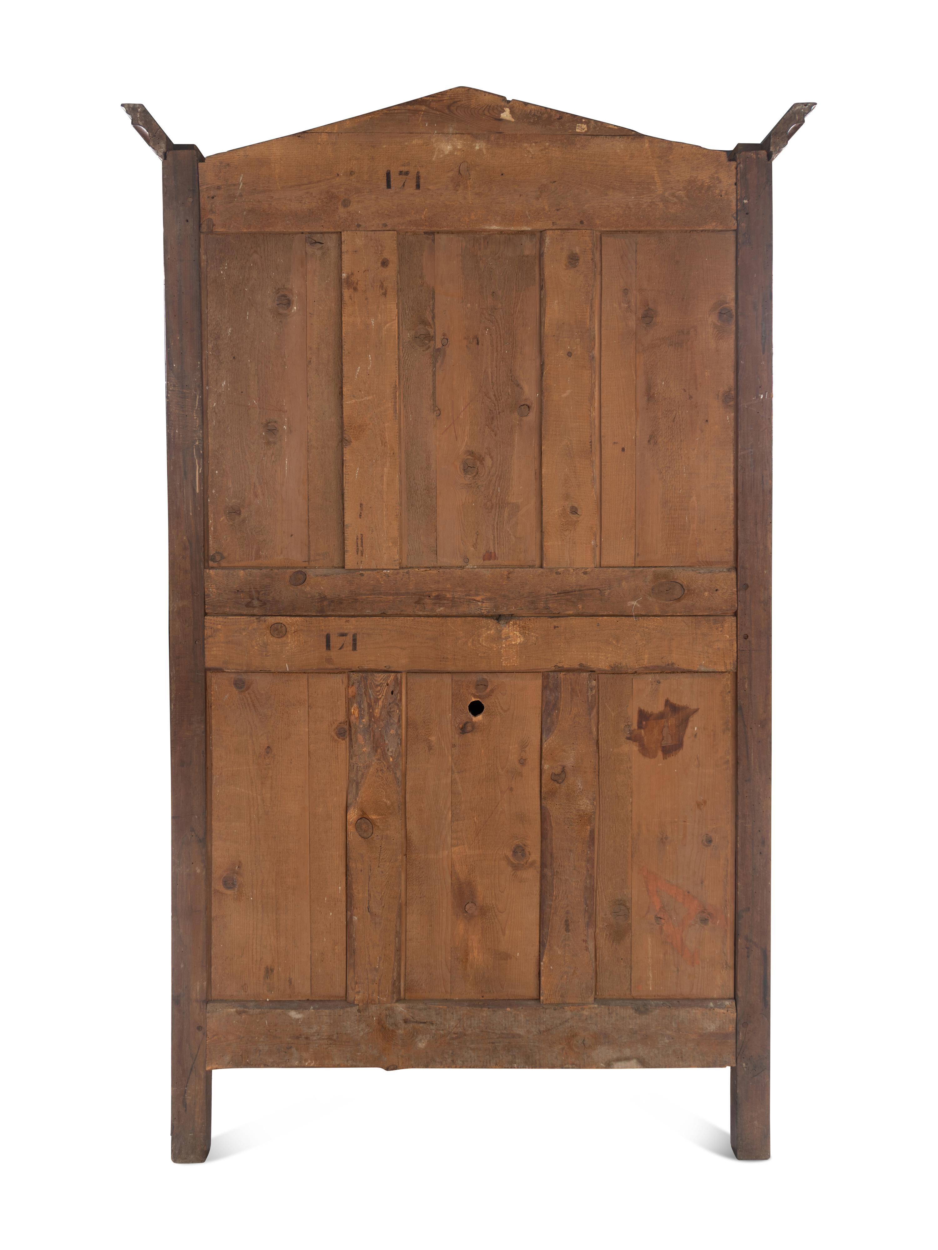A Louis XV Provincial Walnut Armoire