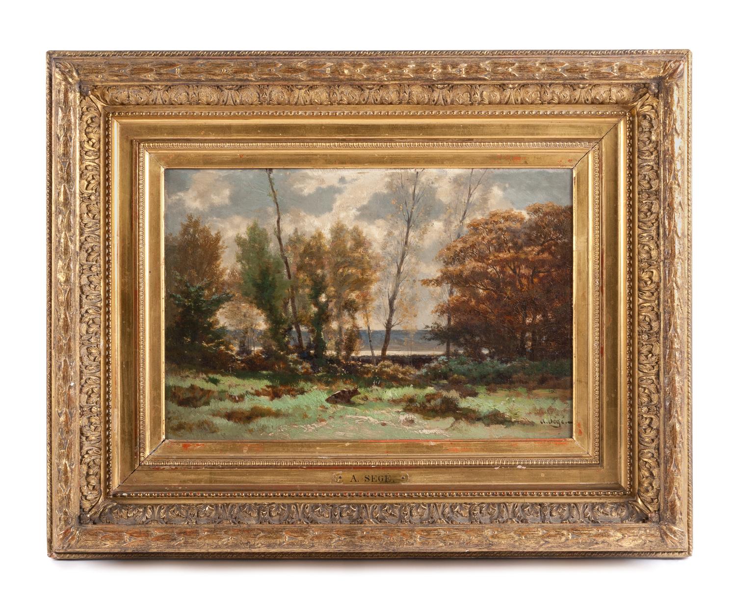 Alexandre Sege, (French, 1818-1885), Forest Landscape