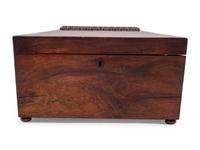 A Regency Rosewood Tea Caddy