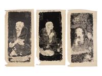A Collection of Ten Chinese 'Luohan' Rubbings