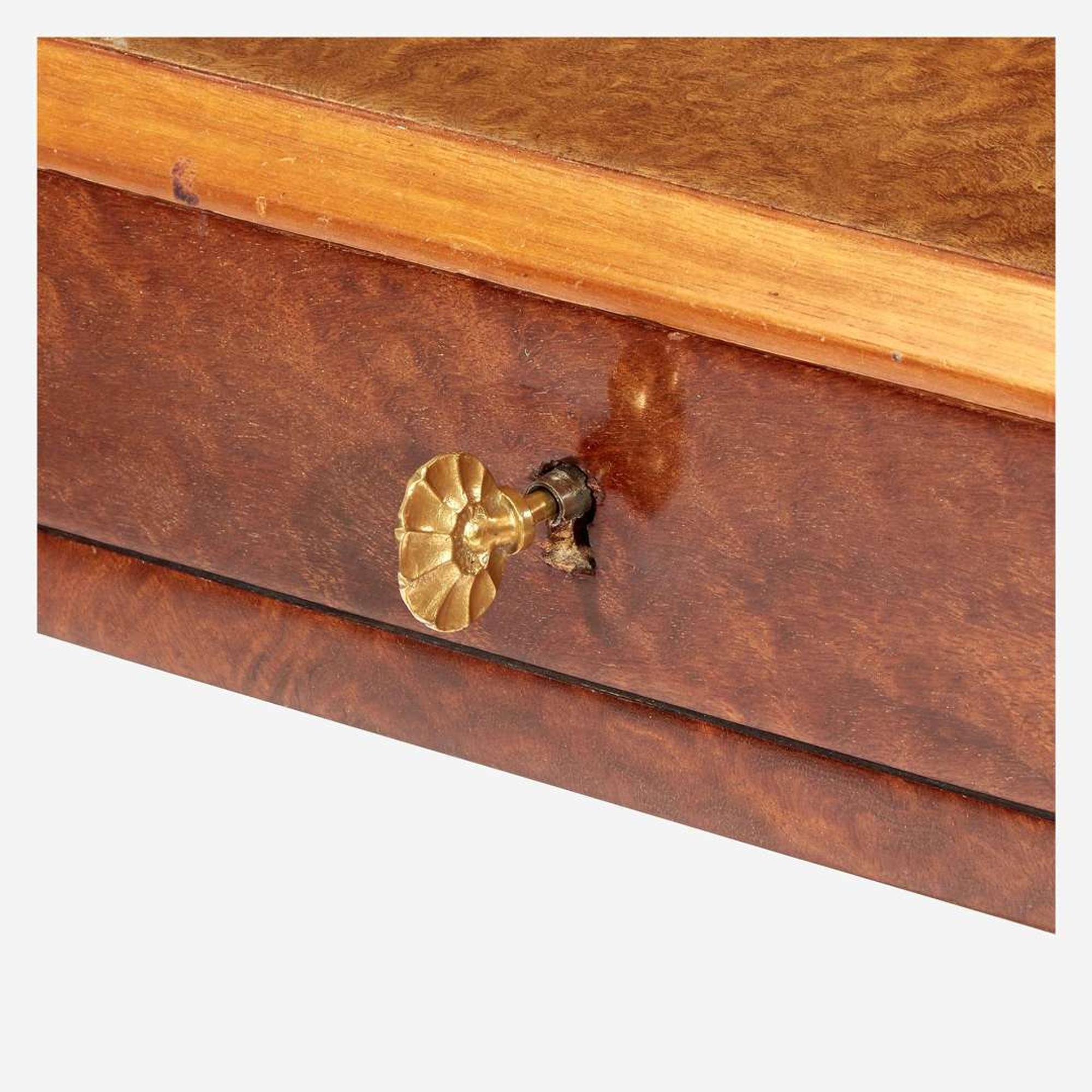 French Two-Drawer Desk, circa 1925