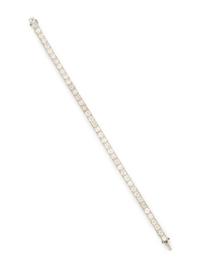 DIAMOND AND PLATINUM LINE BRACELET
