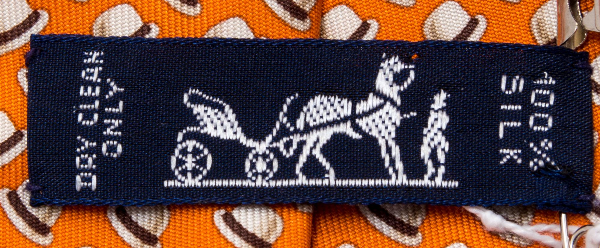 A Pair of Hermès Silk Ties,