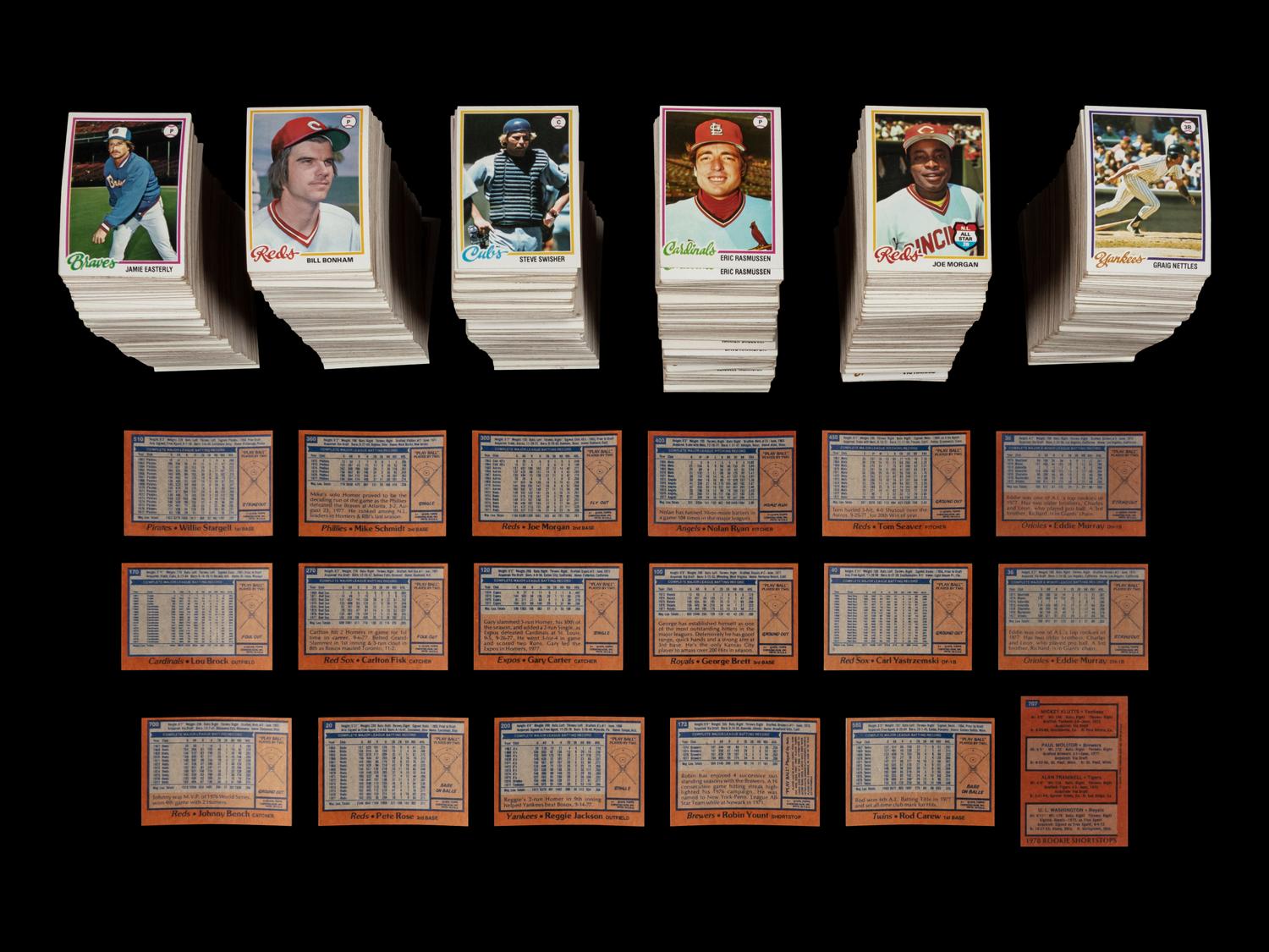 A Collection of Over 1,500 1978 Topps Baseball Cards