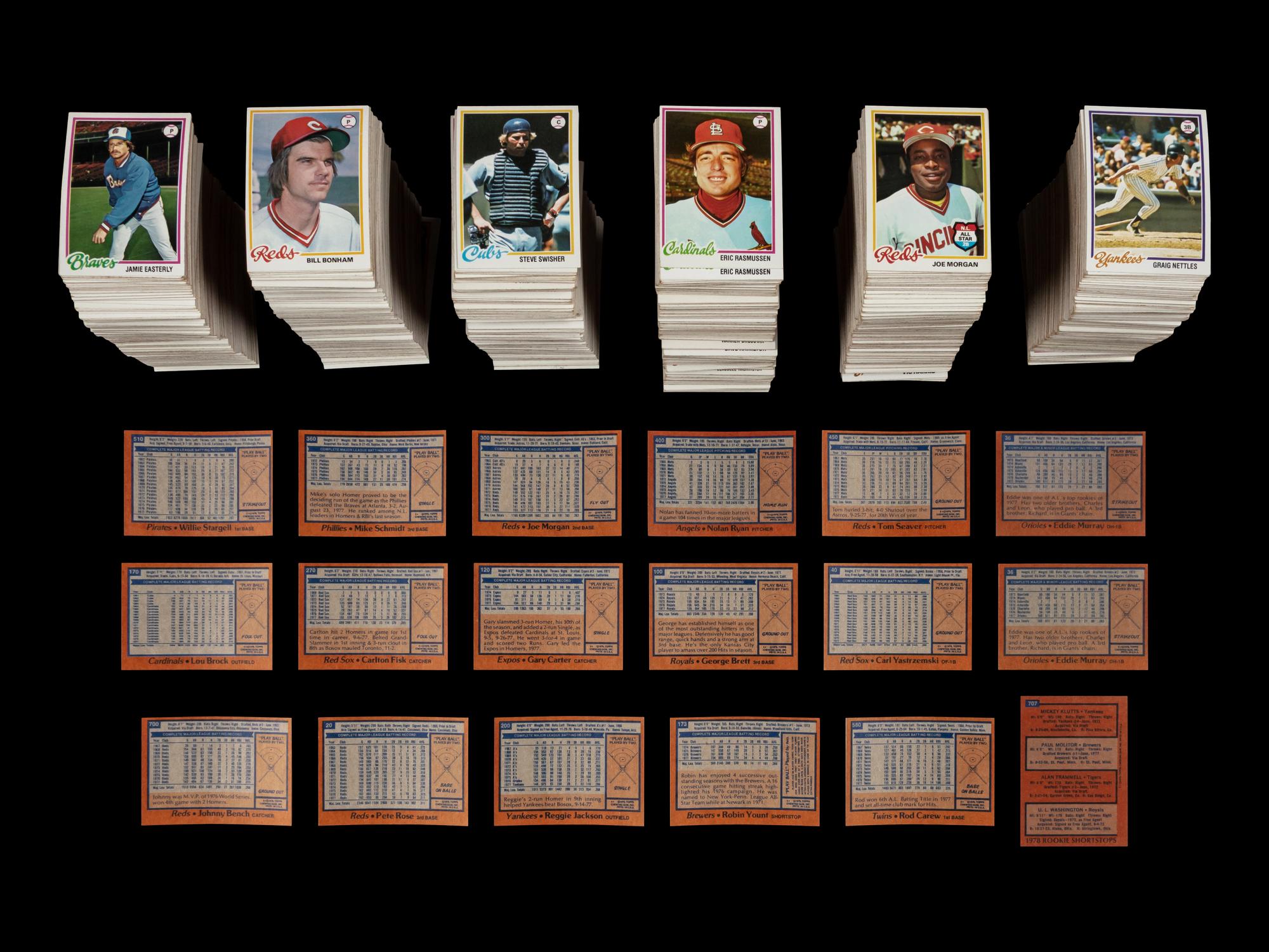 A Collection of Over 1,500 1978 Topps Baseball Cards