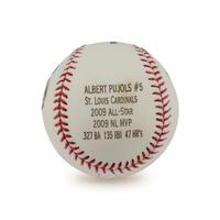 An Albert Pujols Single Signed Autograph 2009 MVP Baseball (Beckett Authentication Services)